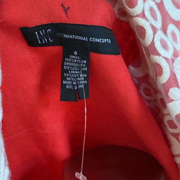 INC Gorgeous embroidered jacket size 4 - Picture 8 of 12